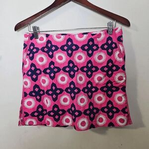 Golftini Printed Golf Skorts Women's Blue/Pink/White Size 8